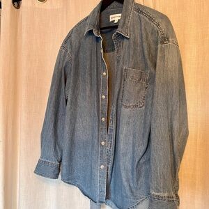 PRESTINE ARITZIA OVERSIZED Blue Shirt